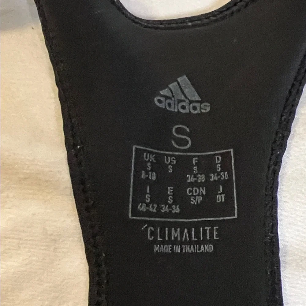 Adidas‎ Black Climalite Sports Bra-Small